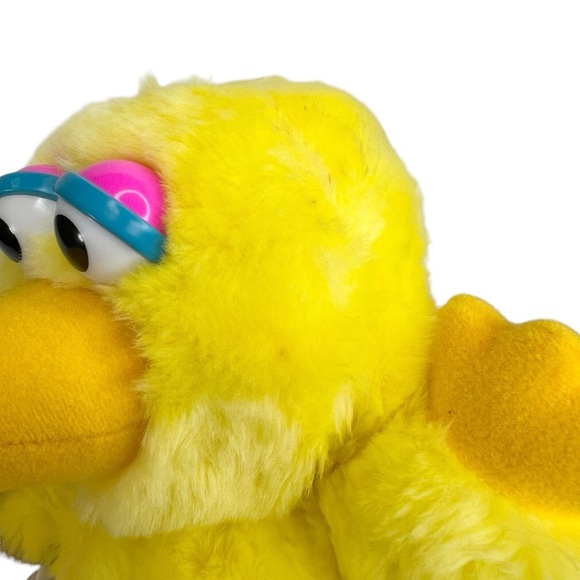 Vintage Hasbro Softies Baby Big Bird Stuffed Animal In Diaper - Picture 3 of 12